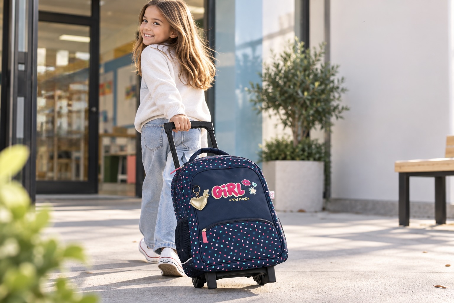 Sac à dos scolaire à roulettes Kid'Abord