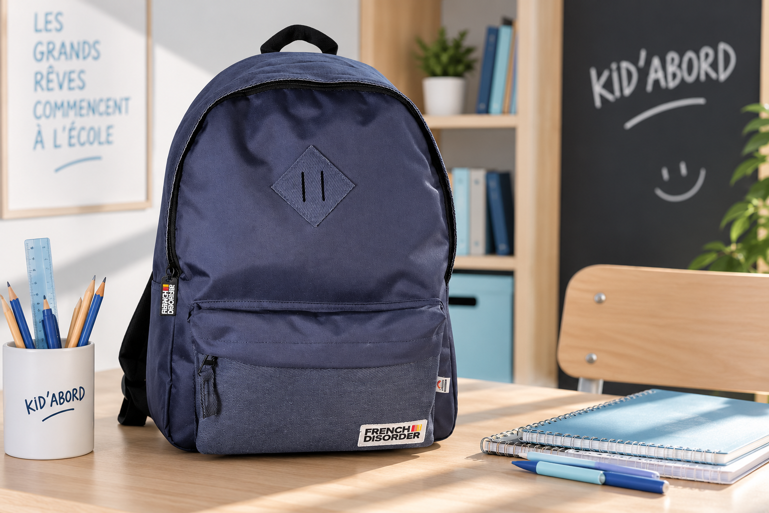 Sac à dos scolaire simple Kid'Abord
