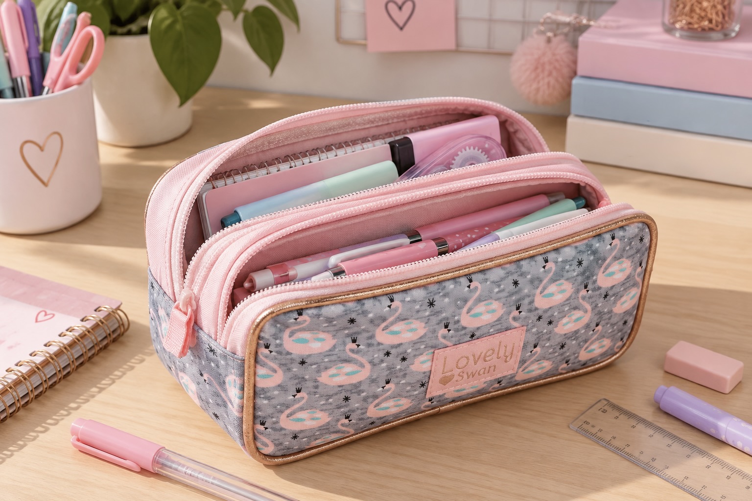 Trousse scolaire double compartiment Kid'Abord